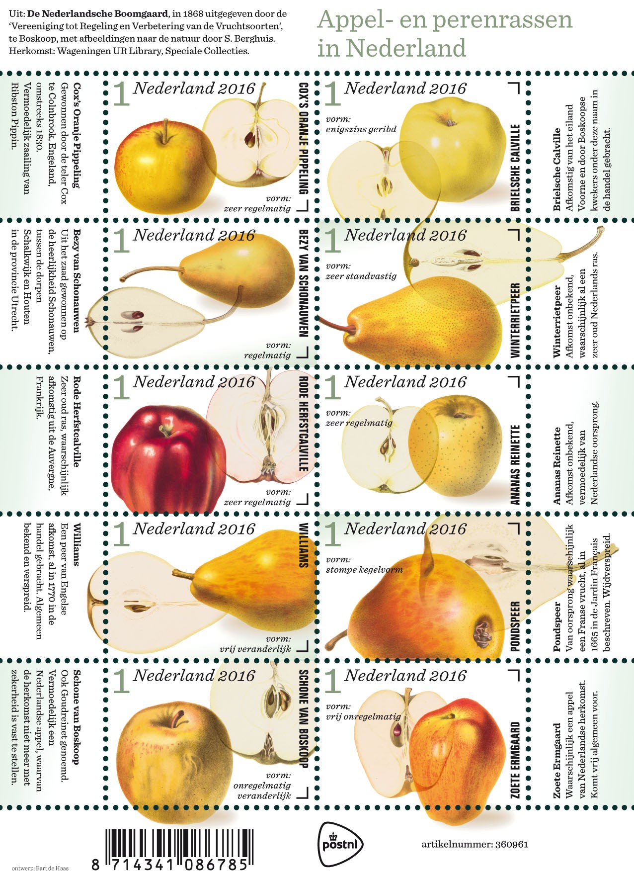 Appel en perenrassen