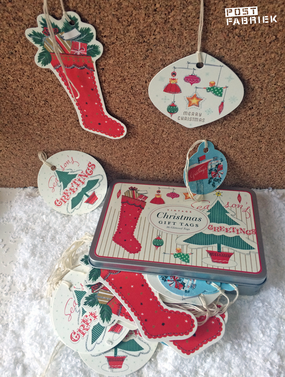 Vintage Christmas Gift Tags van Cavillini & Co